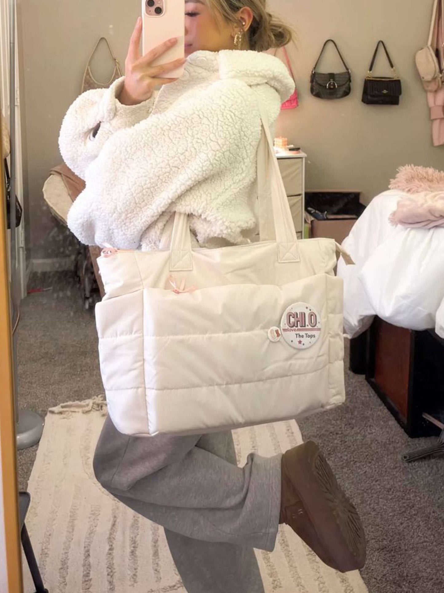 ZEYA - Iconic Puffer Tote Bag