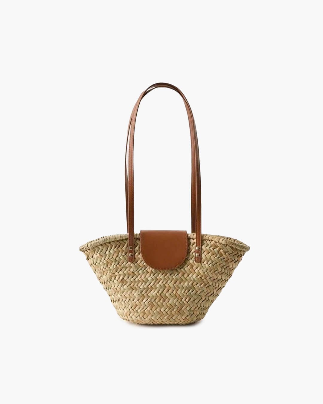ZEYA - Ingela Woven Rattan Shoulder Bag