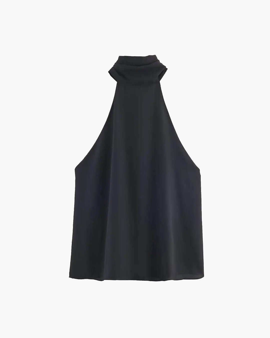 ZEYA - Ivy Satin Halter Lace - Up Top