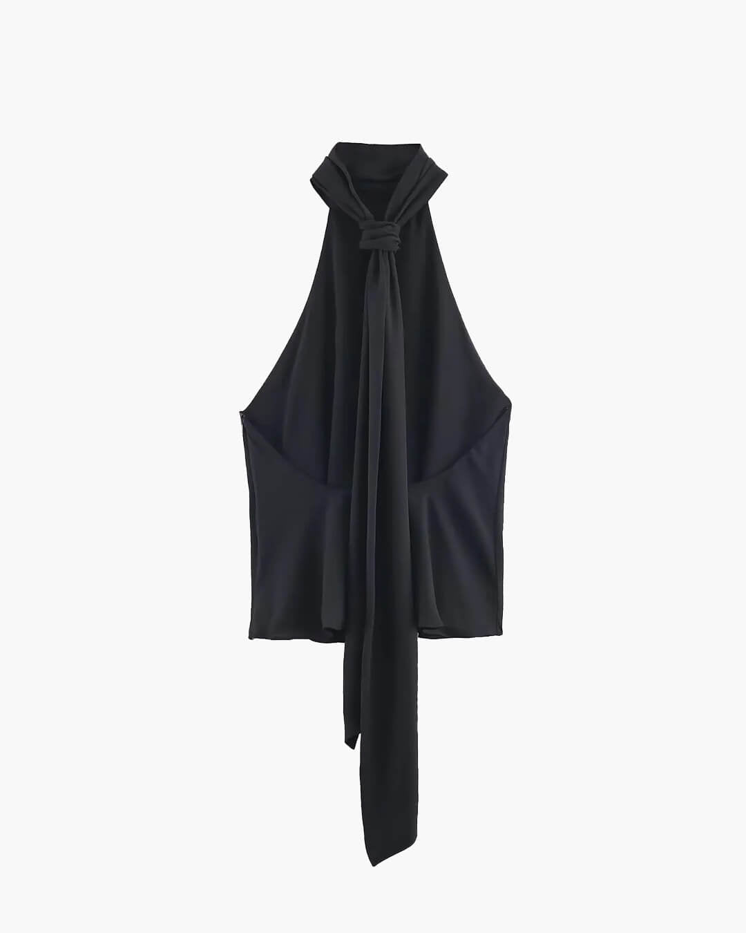 ZEYA - Ivy Satin Halter Lace - Up Top