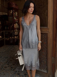 Janet Lace Hem Cami Top