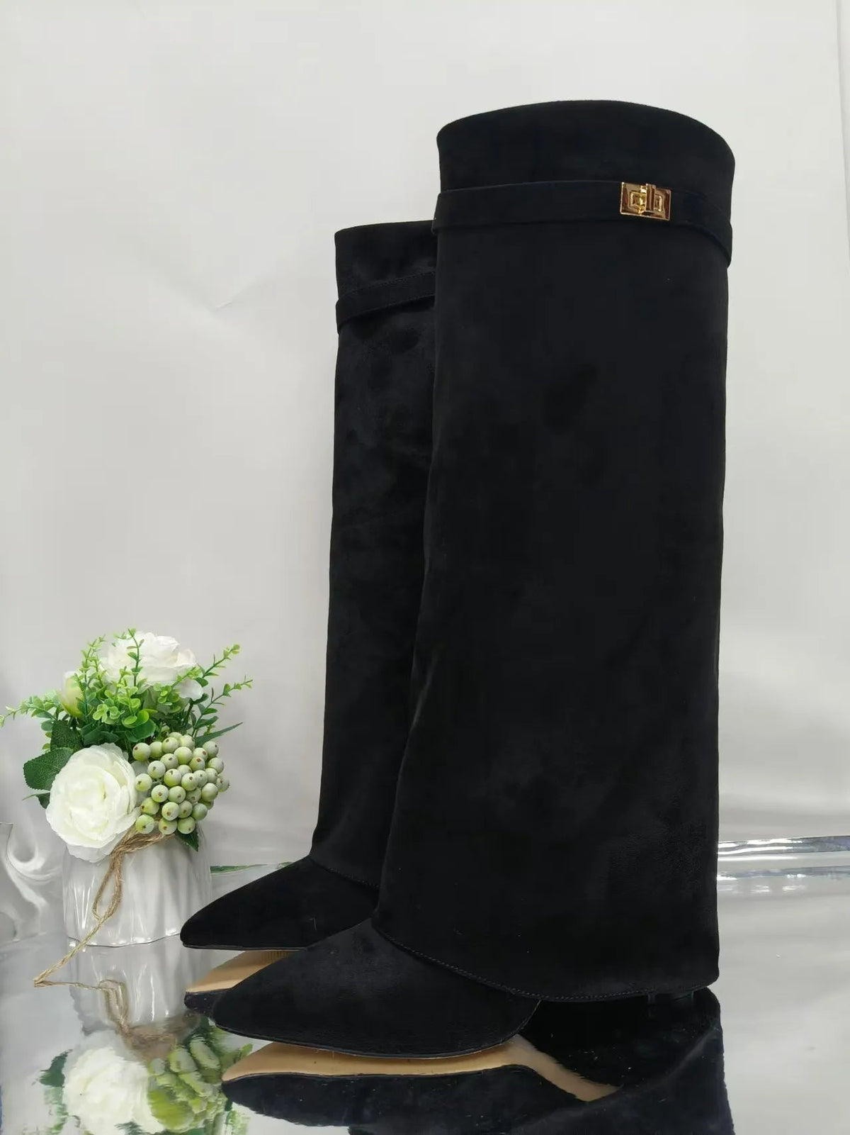 ZEYA - Jasmin Leather Lace-Up Boots