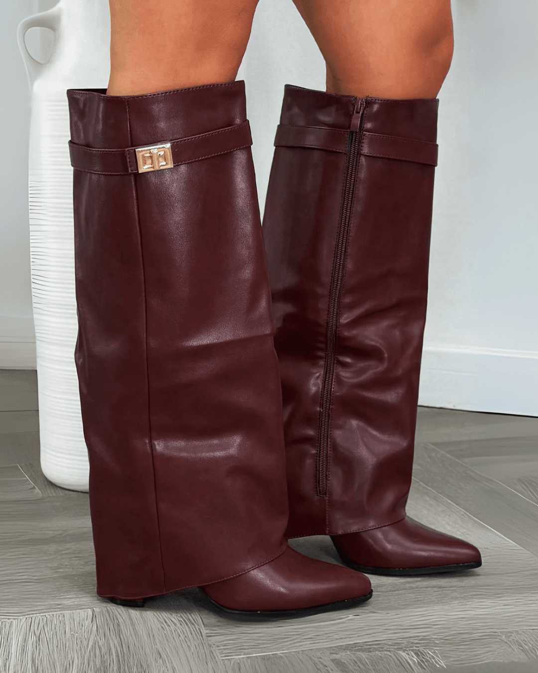 ZEYA - Jasmin Leather Lace-Up Boots