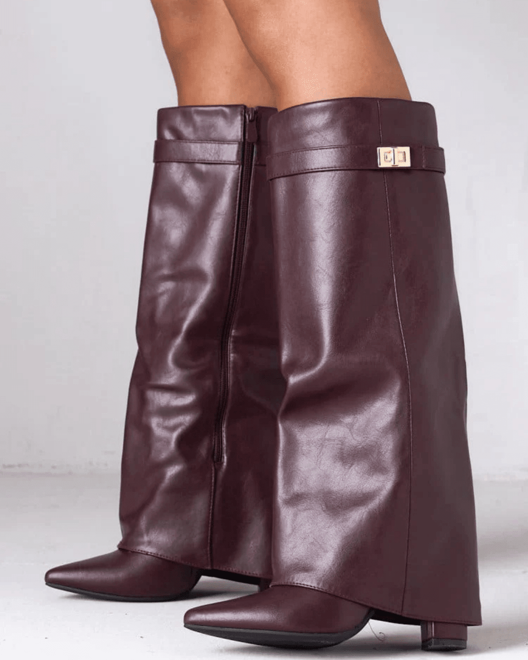 ZEYA - Jasmin Leather Lace-Up Boots