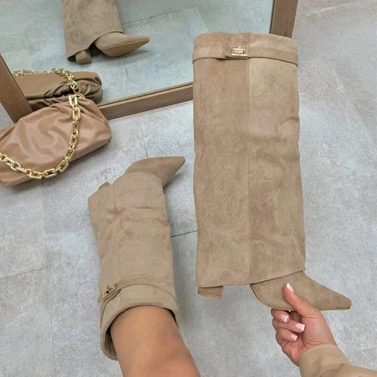 ZEYA - Jasmin Leather Lace-Up Boots
