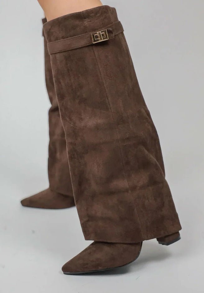 ZEYA - Jasmin Leather Lace-Up Boots
