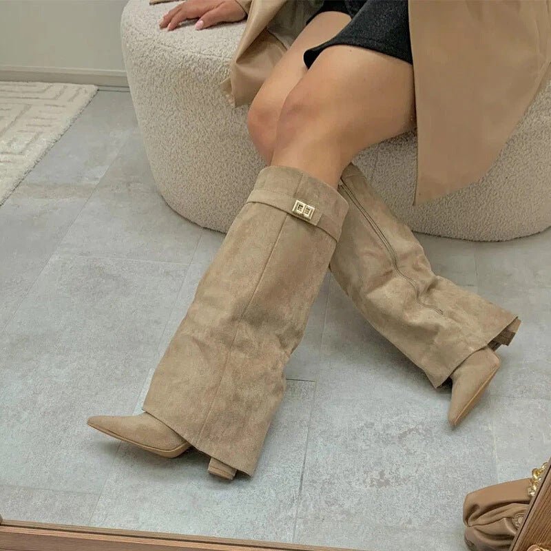 ZEYA - Jasmin Leather Lace-Up Boots
