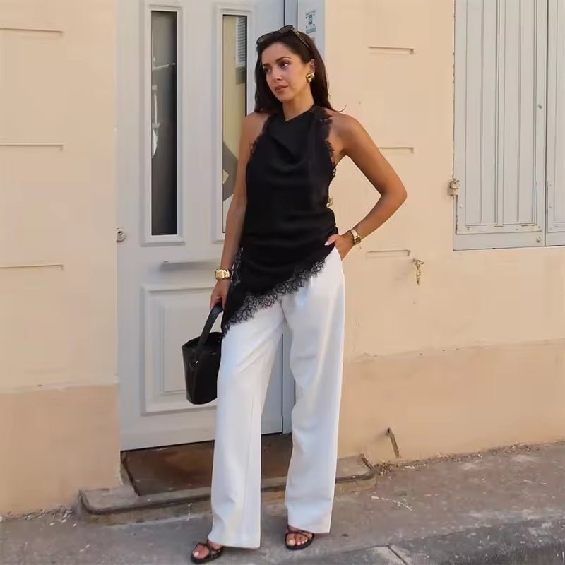 ZEYA - Jenny Backless Lace Top