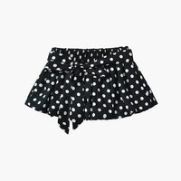 Jenny Polka Dot Elastic Waist Mini Skirt