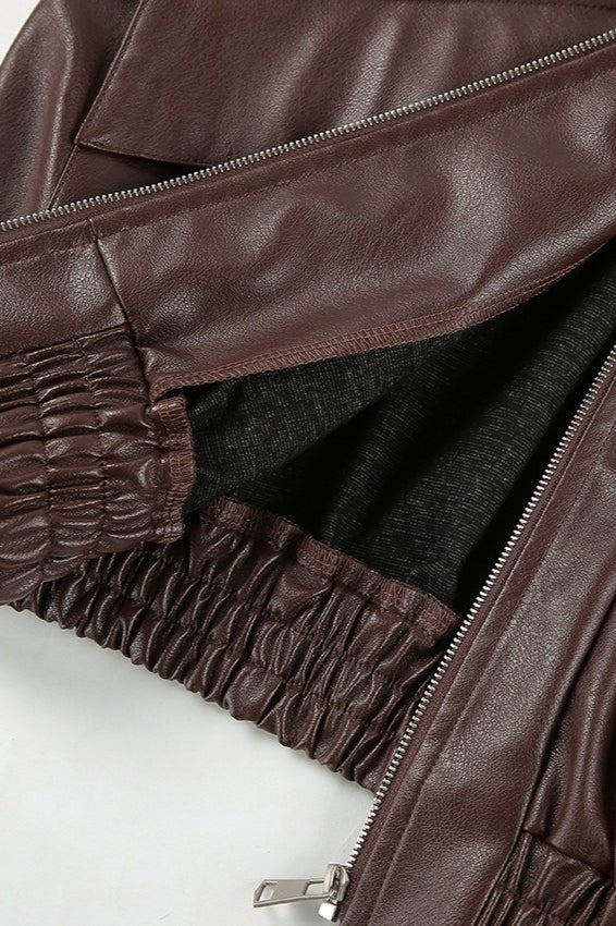ZEYA - Jenny Vintage Faux Leather Jacket