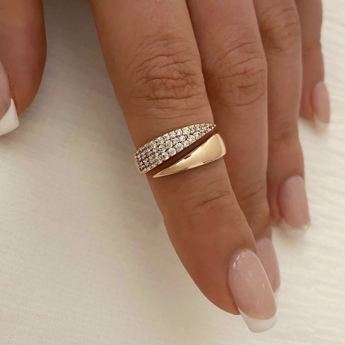 ZEYA - Jessica Pave Zirconia Ring