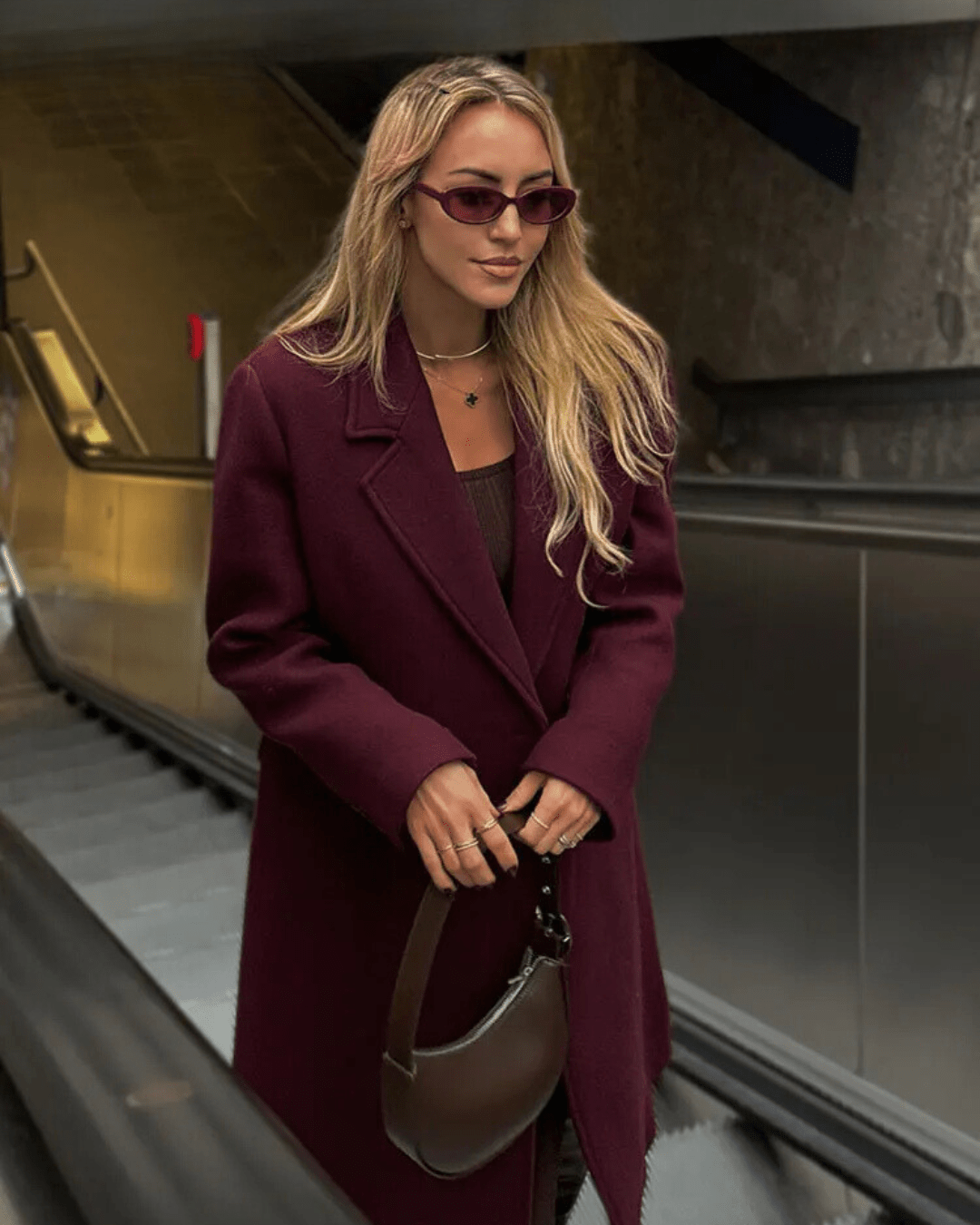 ZEYA - Jilian Double Breasted Maxi Coat