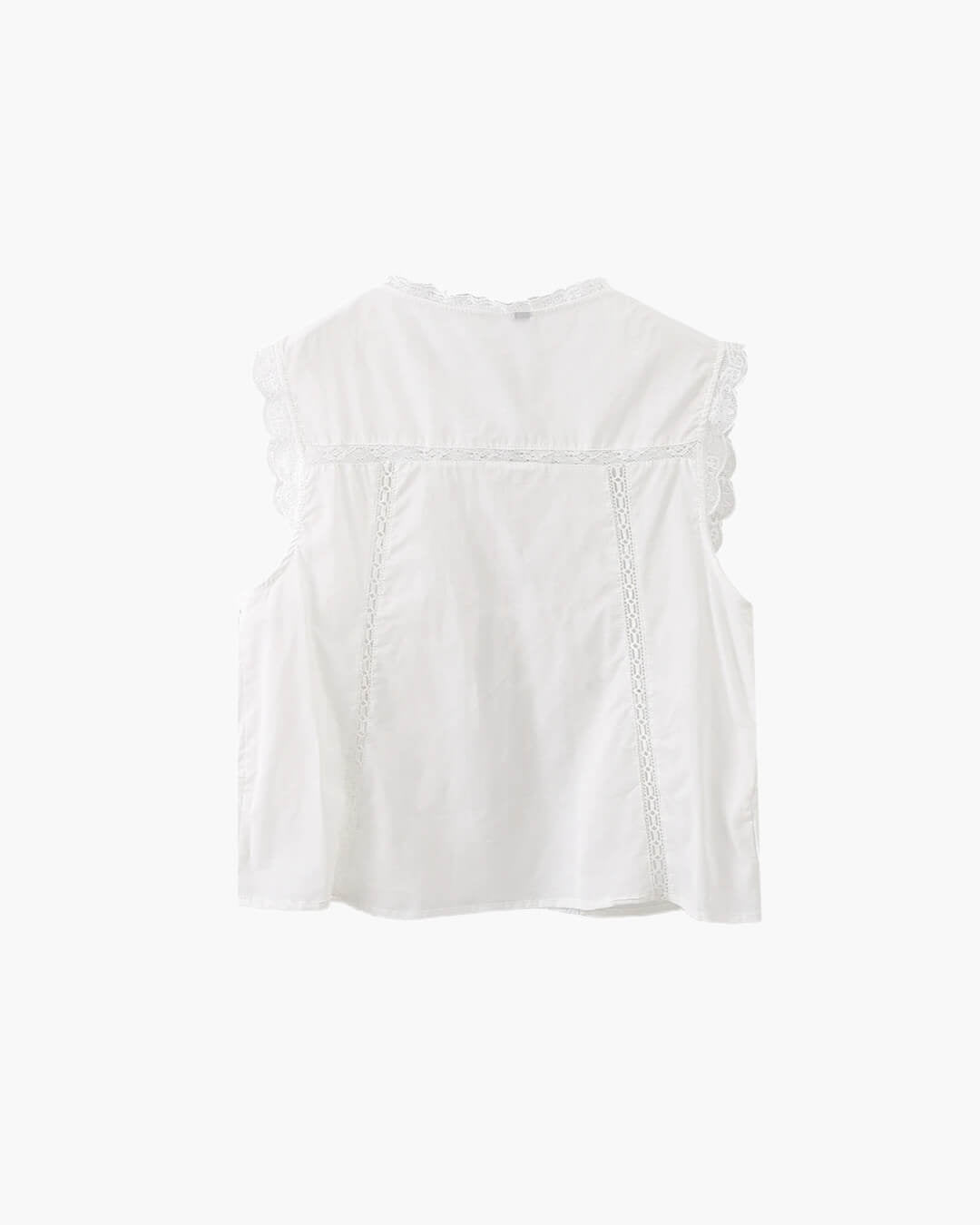 ZEYA - Judy Embroidered Lace Trim Blouse