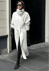 Julia Stand Collar Long Coat