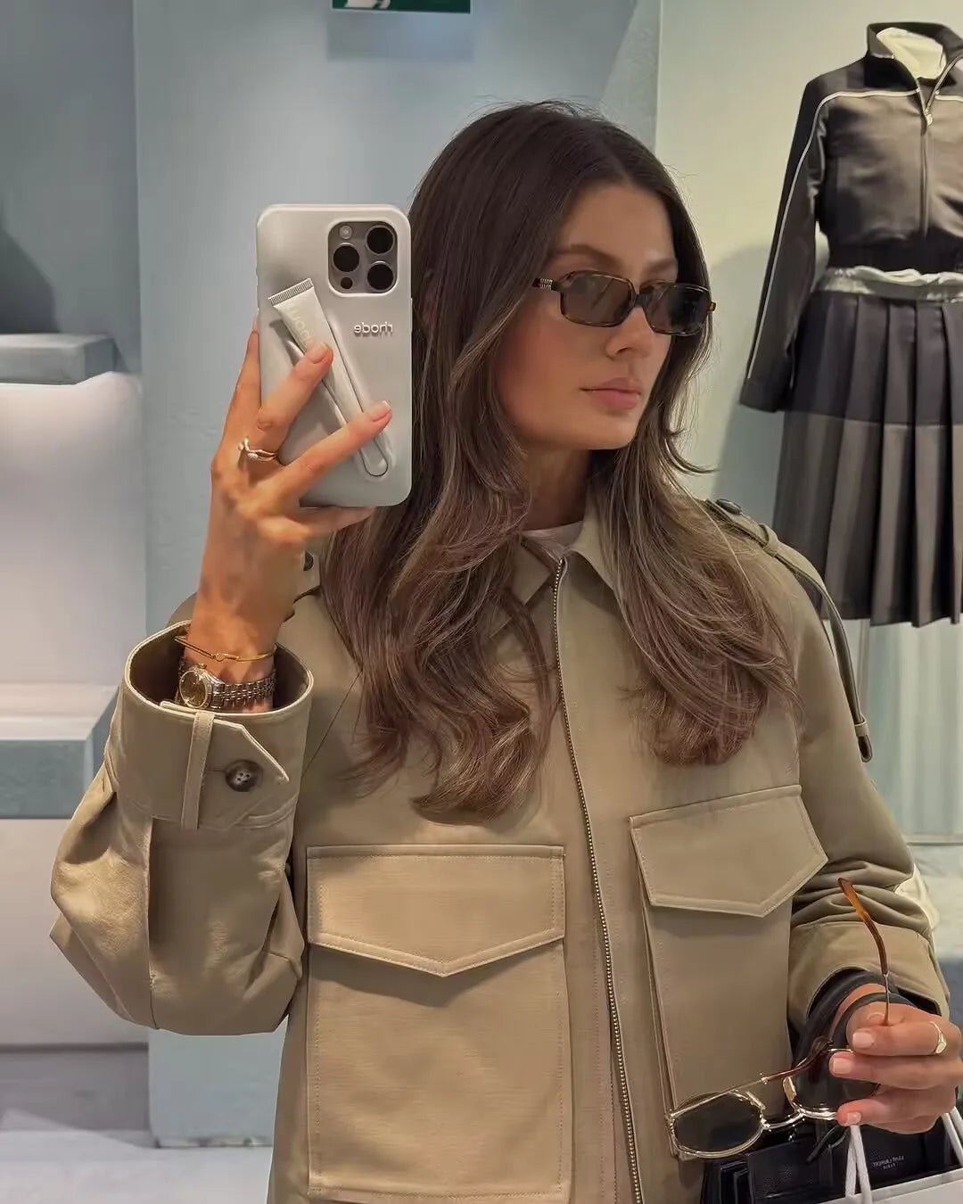 ZEYA - Juliana Cropped Trench Jacket