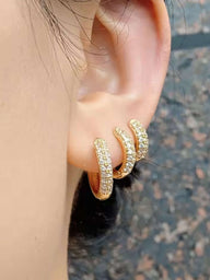 Boucle d’oreille Juliette en zirconium