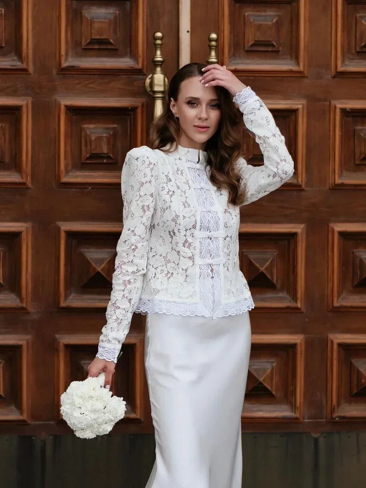 ZEYA - Katarina Puff Sleeve Lace Blouse