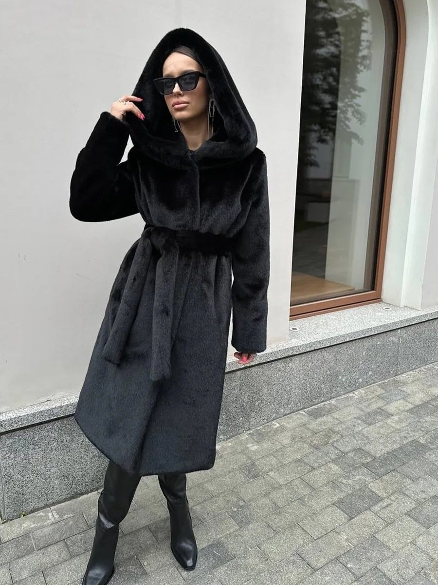 ZEYA - Katelyn Hooded Long Coat