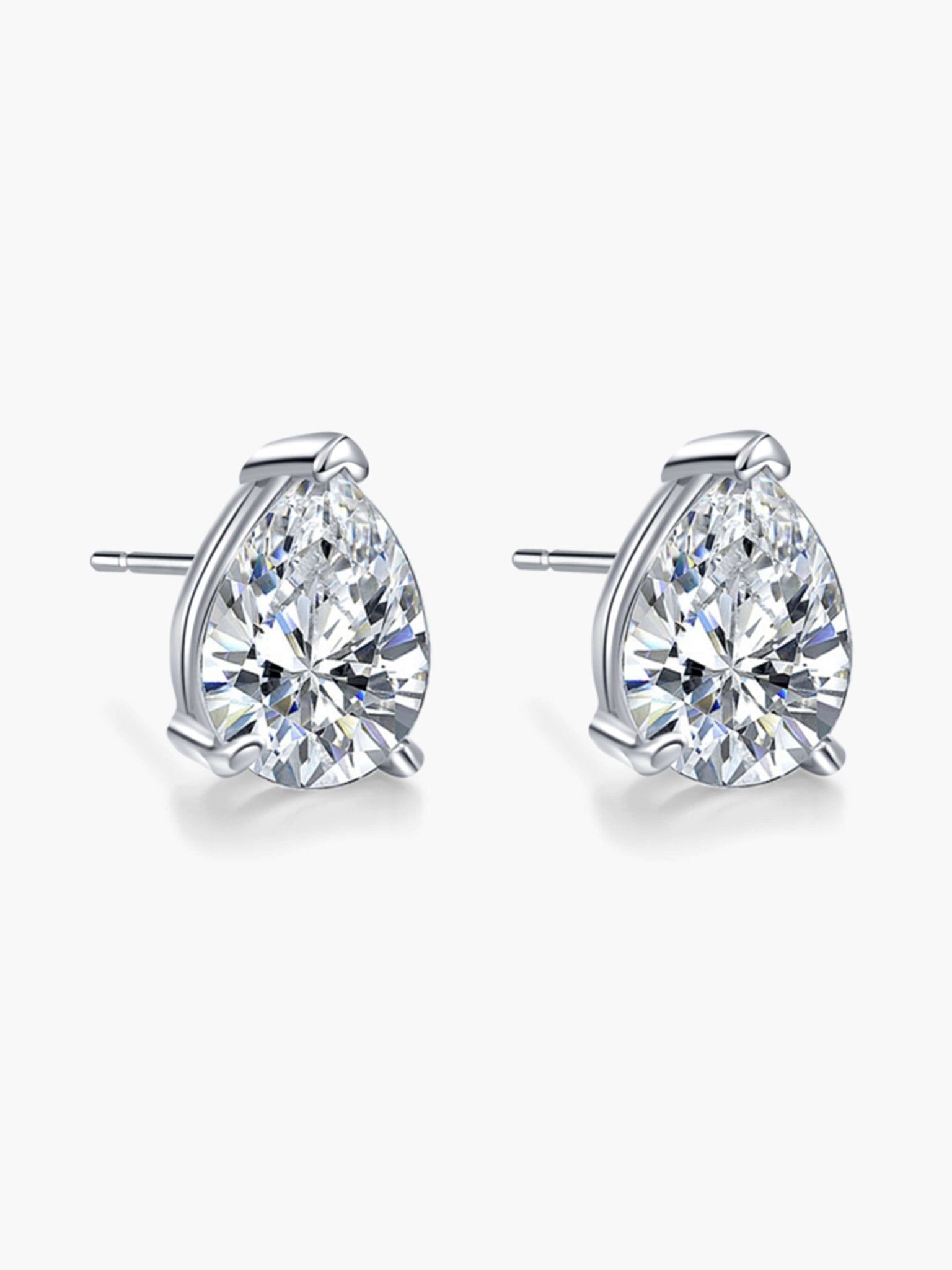 ZEYA - Kath Pear Cut Zirconia Stud Earrings