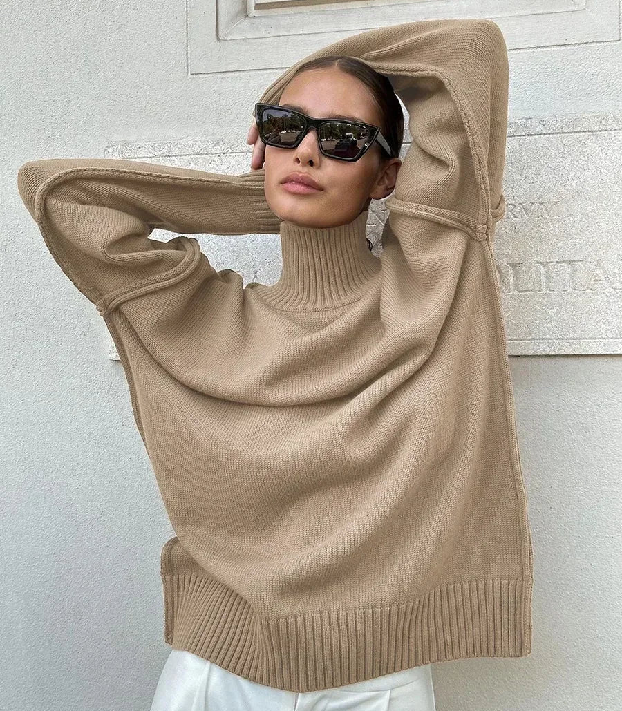 ZEYA - Kath Turtleneck Knit Sweater