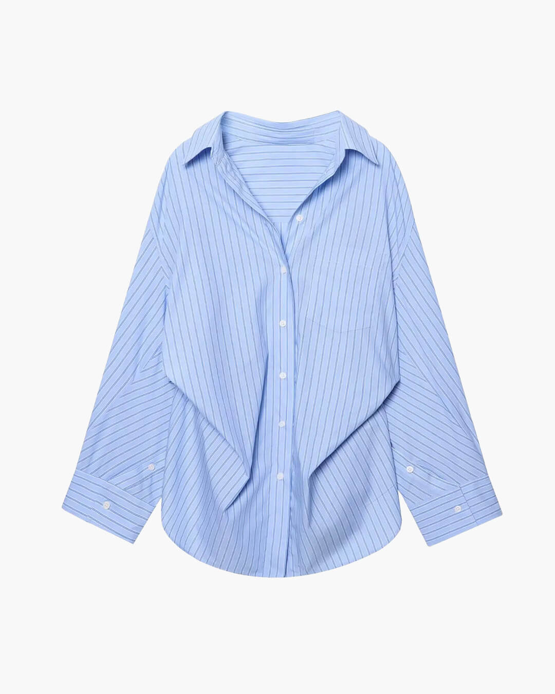 ZEYA - Kathy Bat Sleeve Striped Shirts