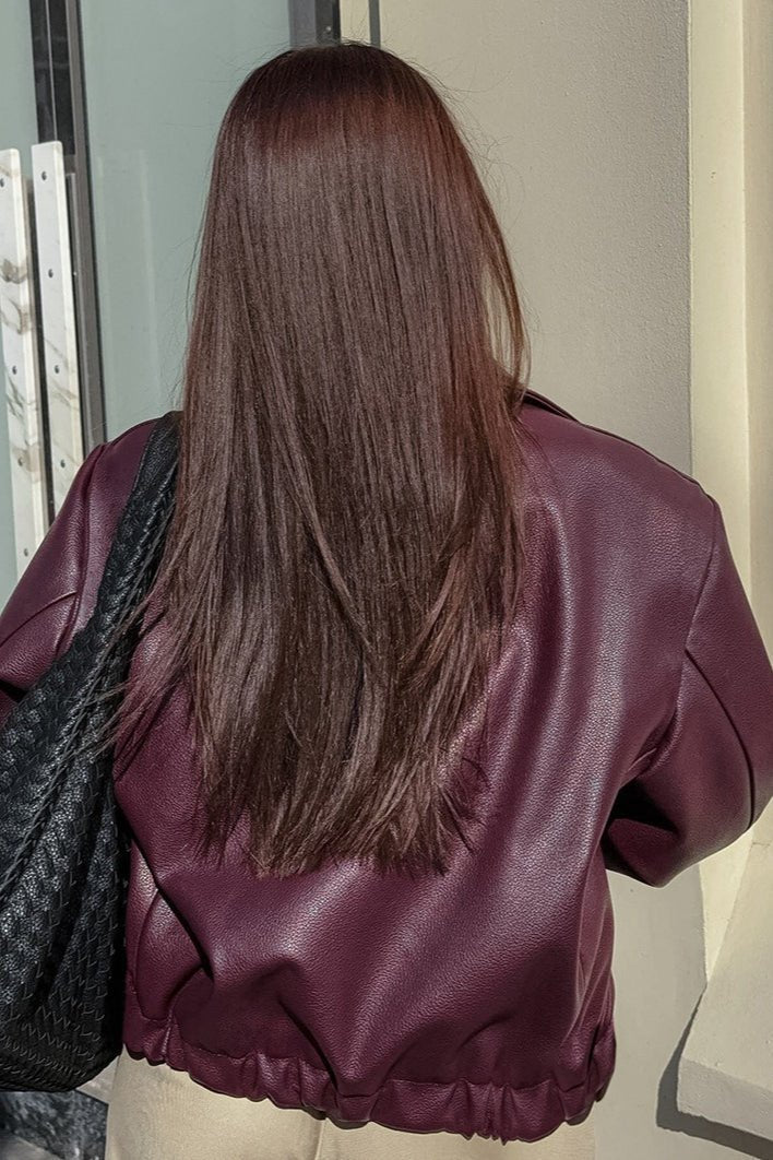 ZEYA - Katie Matte Moto Faux Leather Jacket