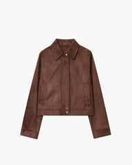 Veste Kendra en daim synthétique