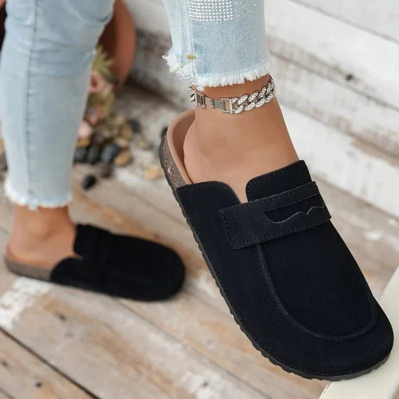 ZEYA - Klea Cork Suede Mules