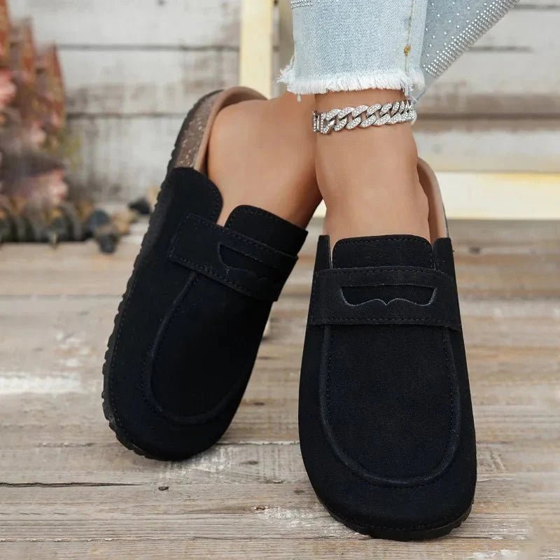 ZEYA - Klea Cork Suede Mules