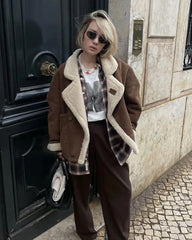 Veste en similicuir Laura