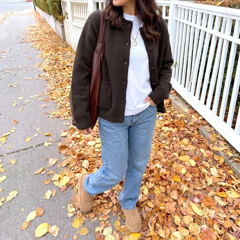 ZEYA - Leah Thick Knitted Cardigan