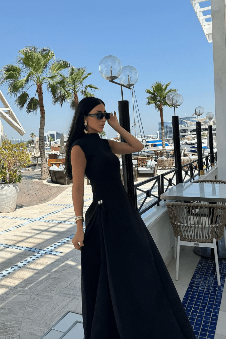 ZEYA - Lia Mock Neck Maxi Dress