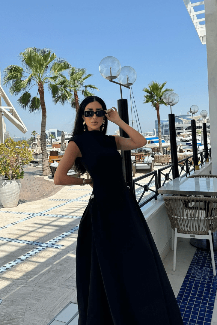 ZEYA - Lia Mock Neck Maxi Dress