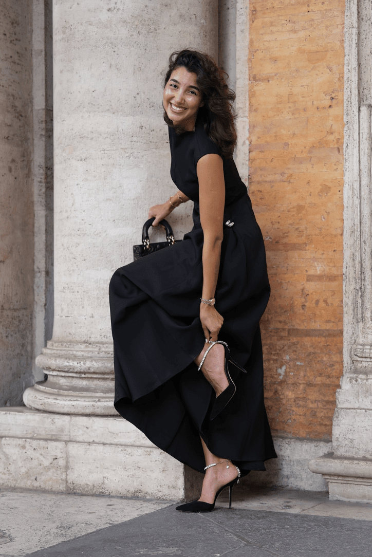 ZEYA - Lia Mock Neck Maxi Dress