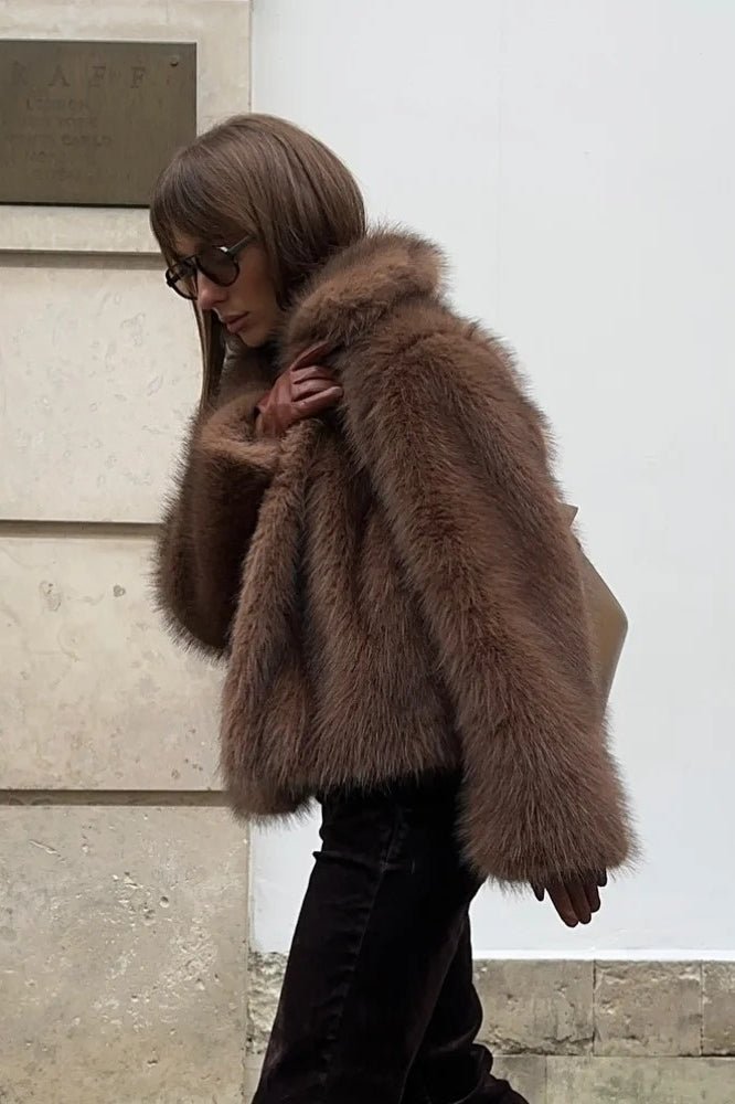 ZEYA - Lilibeth Faux Fur Short Coat