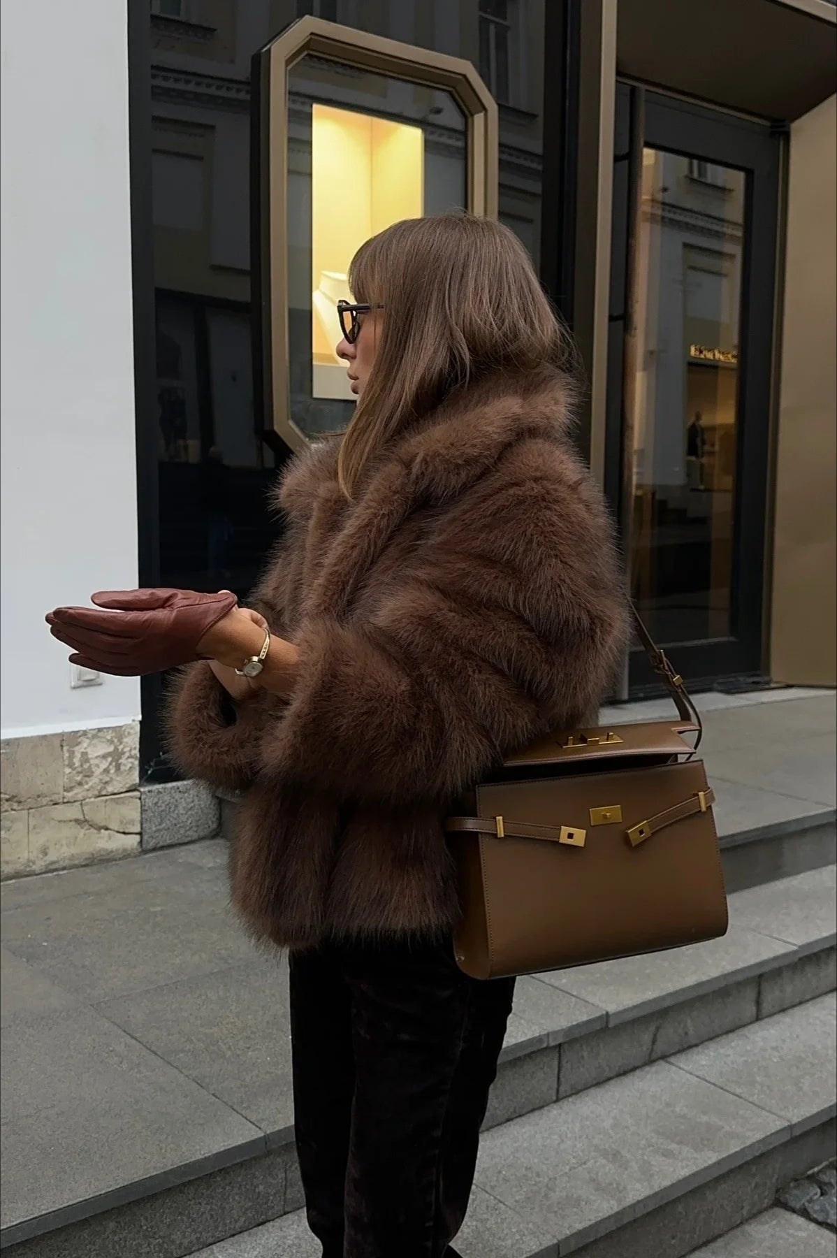 ZEYA - Lilibeth Faux Fur Short Coat