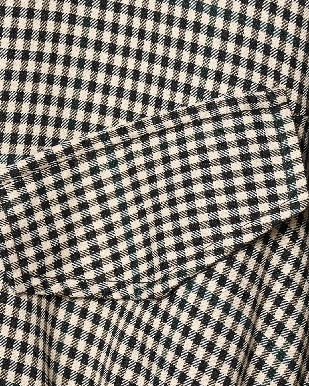ZEYA - Lisa High Neck Checked Bomber Jacket