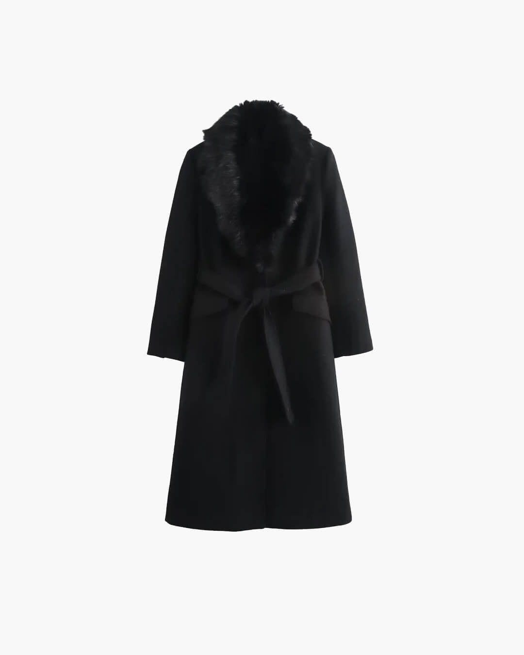 ZEYA - Lola Faux Fur Collar Maxi Coat