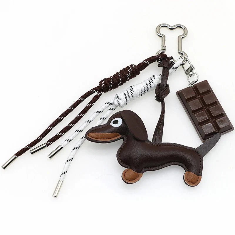 ZEYA - Lola Sausage Dog Keychain Pendant