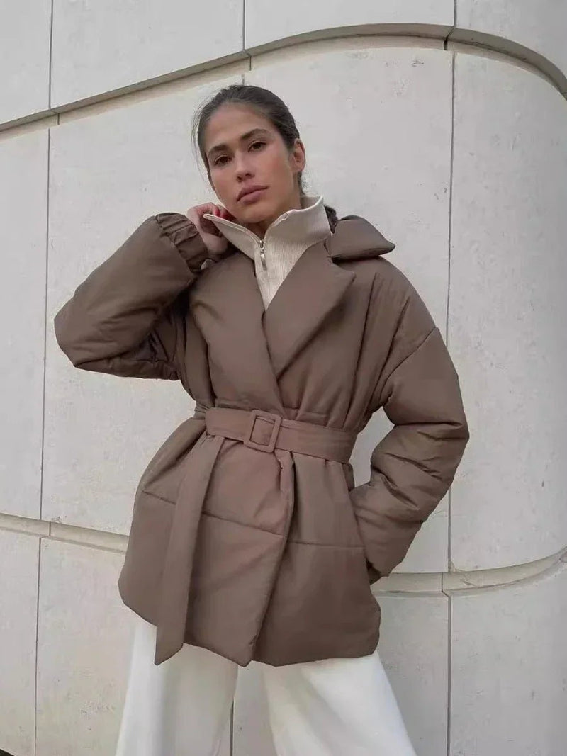 ZEYA - Lou Belted Puffer Jacket