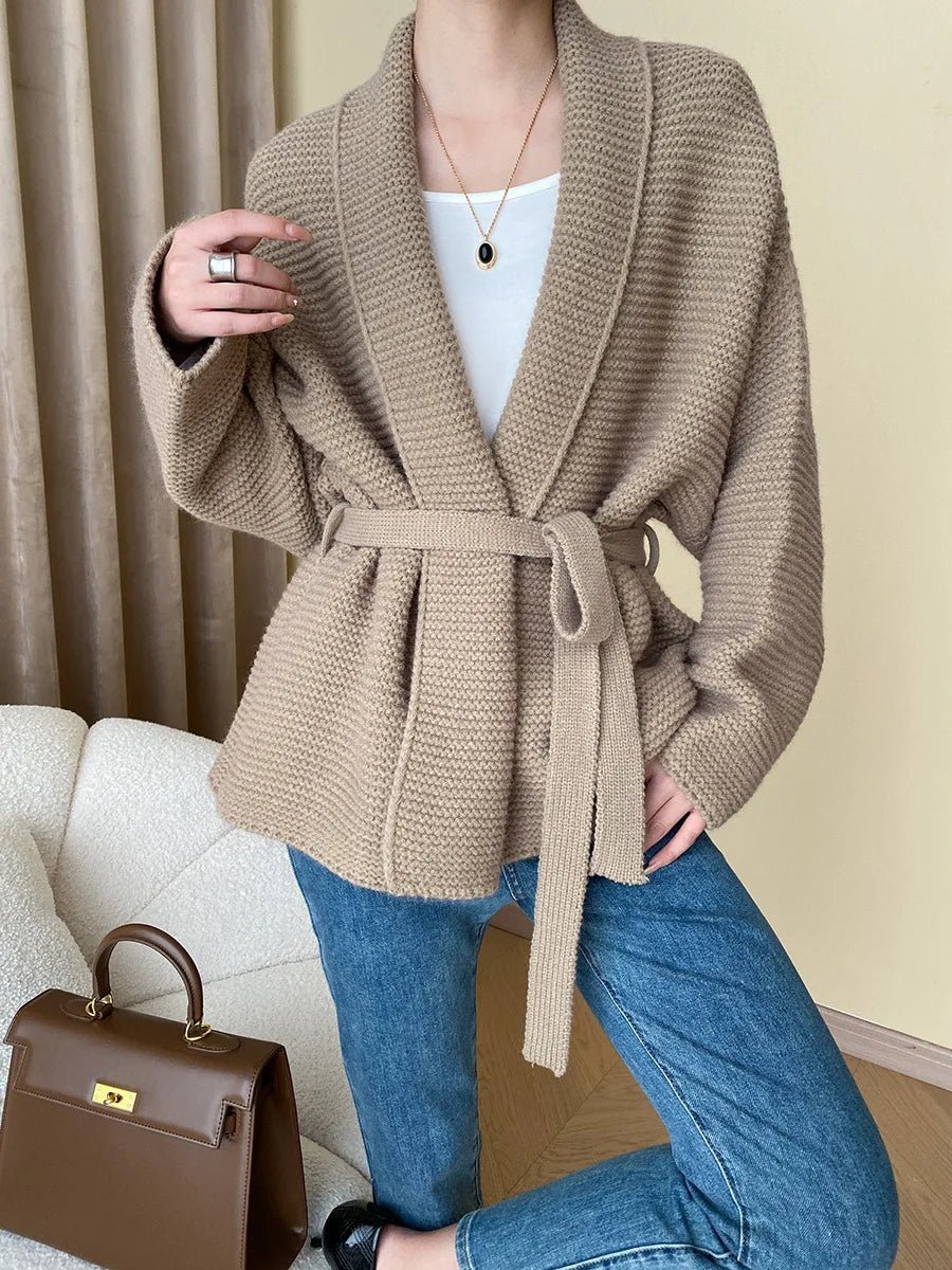 ZEYA - Madilyn Belted Knit Cardigan