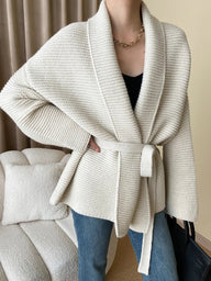 Cardigan en maille ceinturé Madilyn