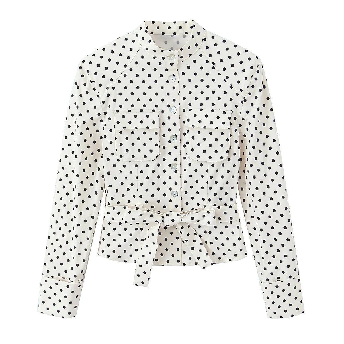 ZEYA - Maelle Polka Dot Two-Piece Suit Set