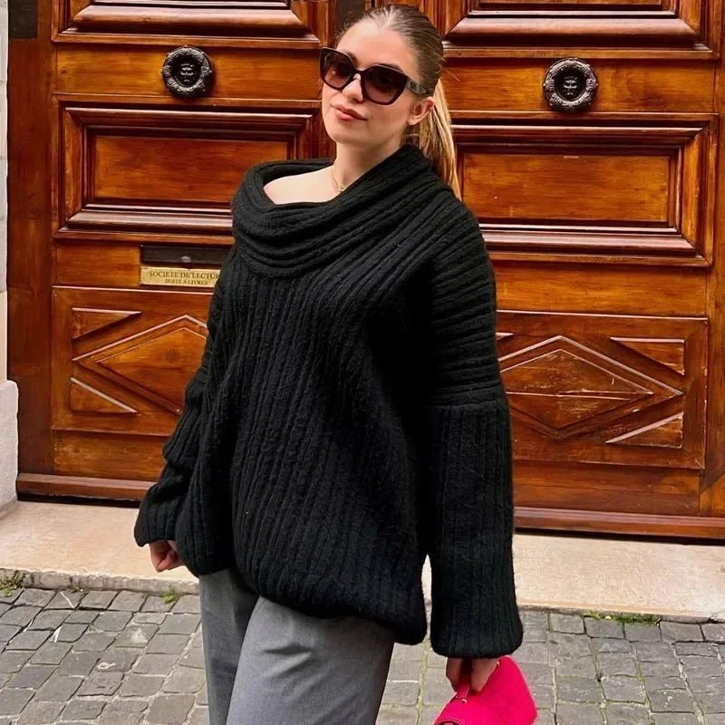 ZEYA - Margaux Off - Shoulder Knit Sweater