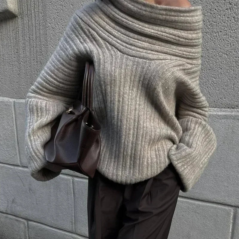 ZEYA - Margaux Off - Shoulder Knit Sweater