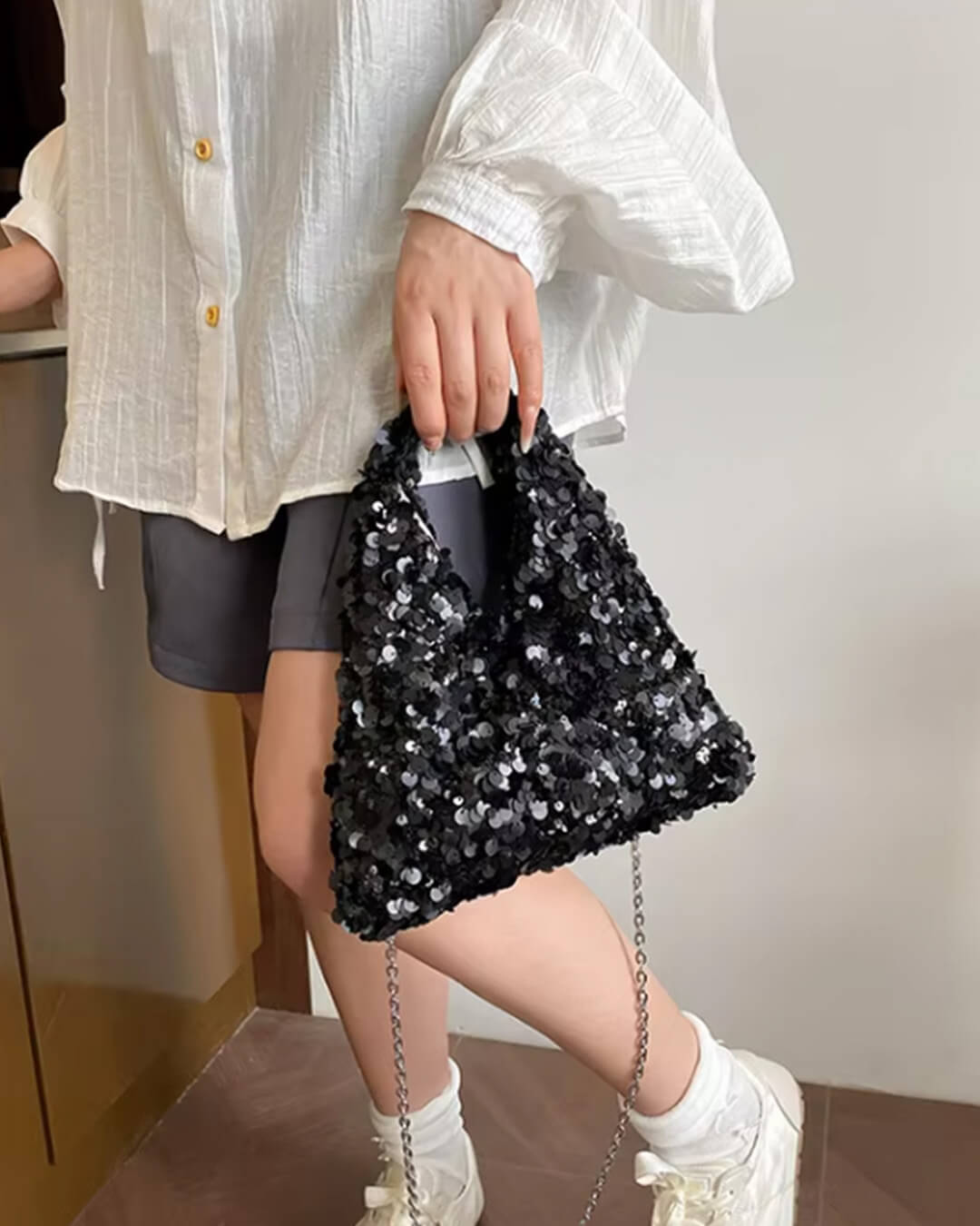 ZEYA - Margot Sequin Evening Shoulder Bag