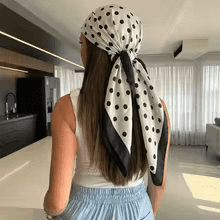 ZEYA - Maria Polka Dot Silk Scarf