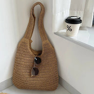 Marina sac fourre-tout tressé en paille