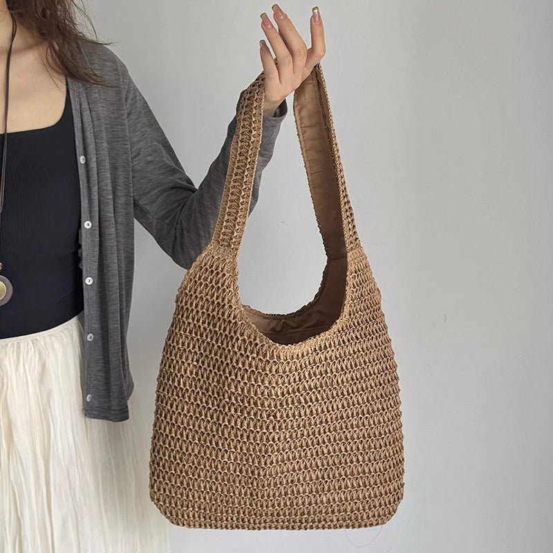 ZEYA - Marina Woven Straw Tote