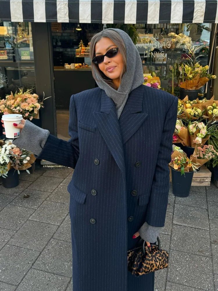 ZEYA - Mary Double Breasted Long Coat